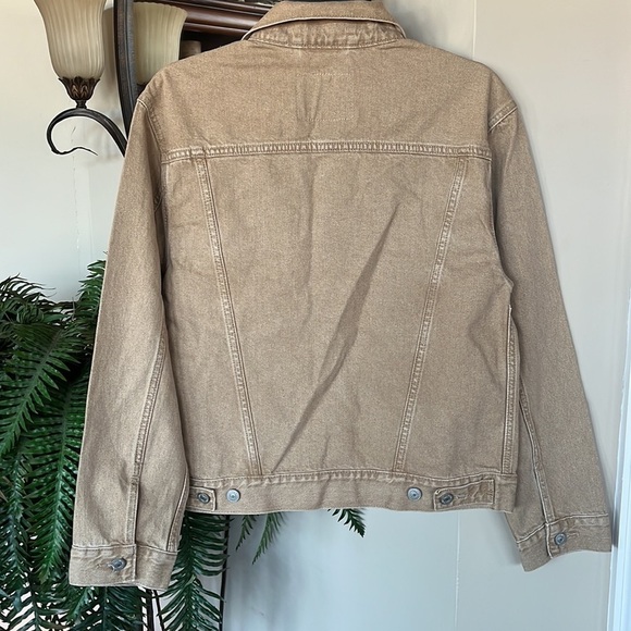 Brand New Levi's Fresh Produce Sustainable Dyes Cherry Neutral Jean Jacket - Picture 6 of 13